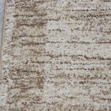 Border Design Hallway Runner Beige Colour Size: 80cm x Cut to Order