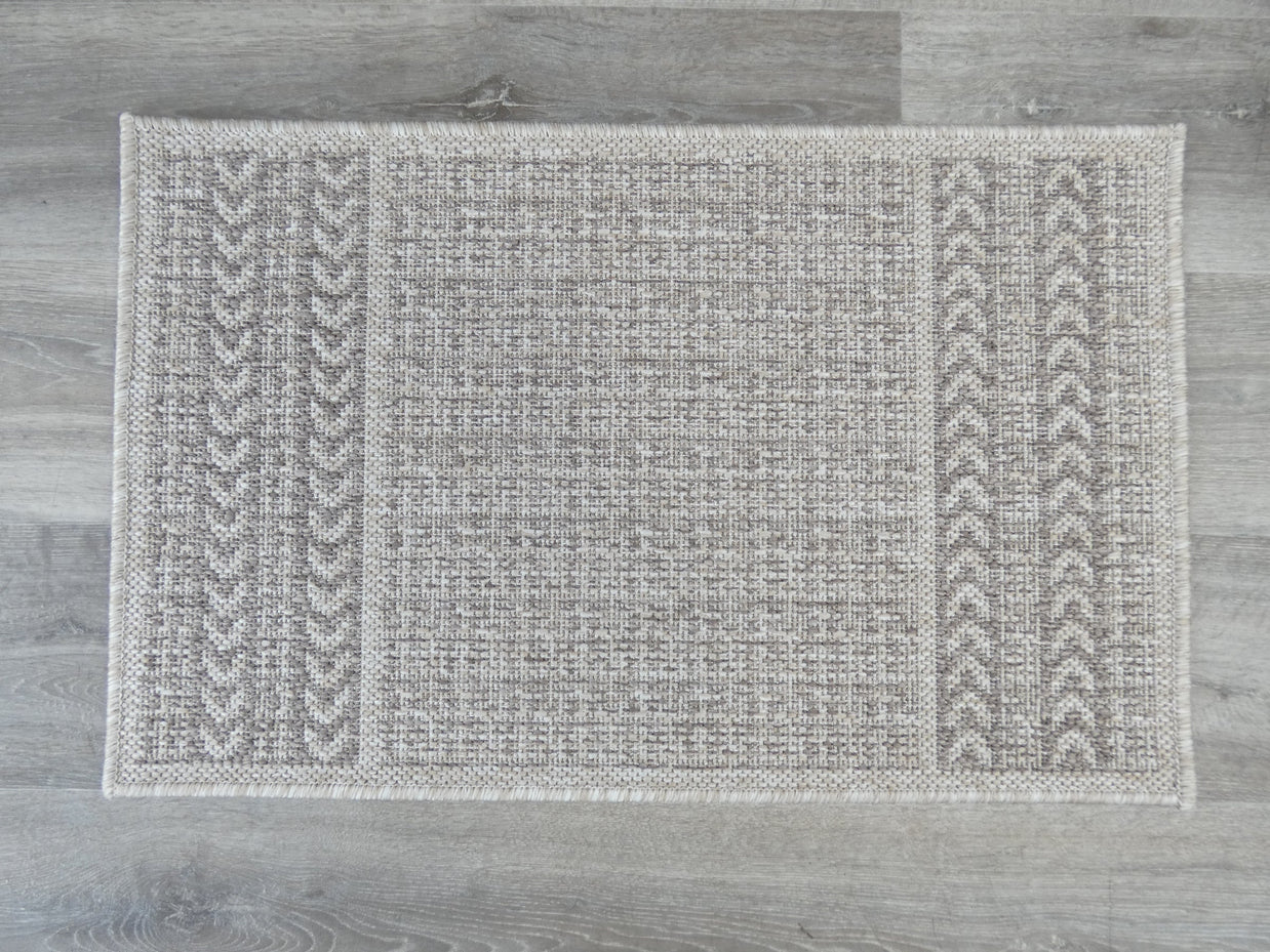 "Prestige" Sisal Look Flatweave Rubber Back Indoor/Outdoor Rug