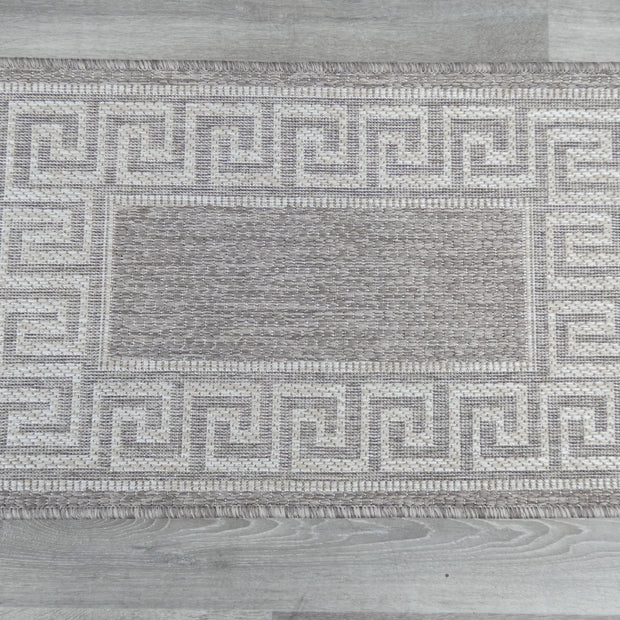 "Nobel" Sisal Look Flatweave Rubber Back Indoor/Outdoor Rug