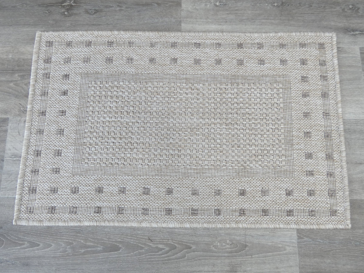 "Casa" Sisal Look Flatweave Rubber Back Indoor/Outdoor Rug