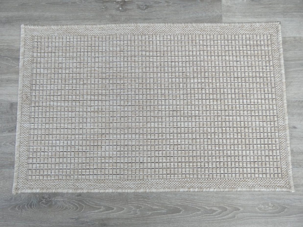 "Nova" Sisal Look Flatweave Rubber Back Indoor/Outdoor Rug