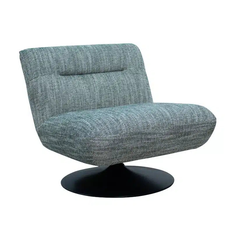 Phantom Swivel Club Chair - Charcoal/Green/White Fleck