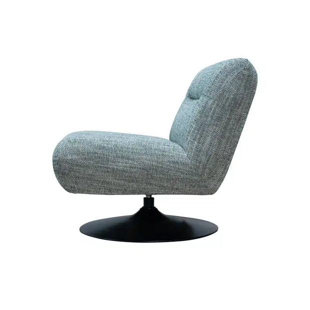 Phantom Swivel Club Chair - Charcoal/Green/White Fleck