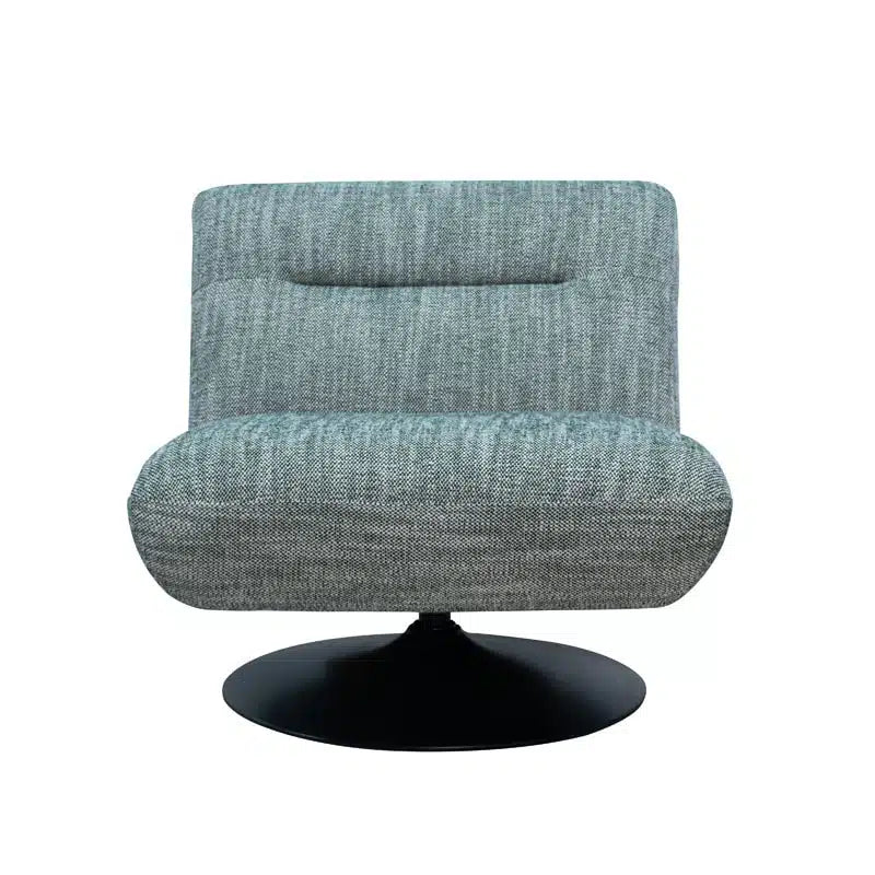 Phantom Swivel Club Chair - Charcoal/Green/White Fleck