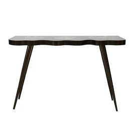 Petrified Wood Wave Console