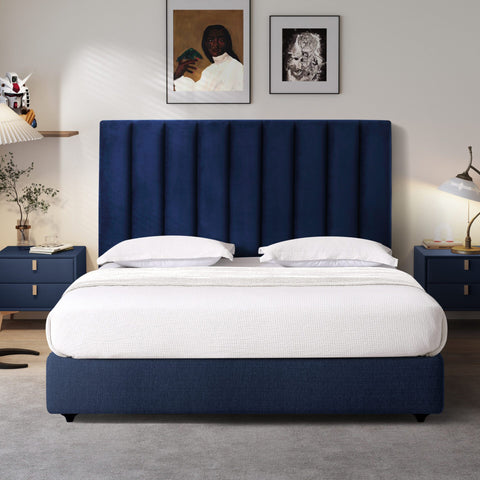 Ponsby Headboard- Navy Blue