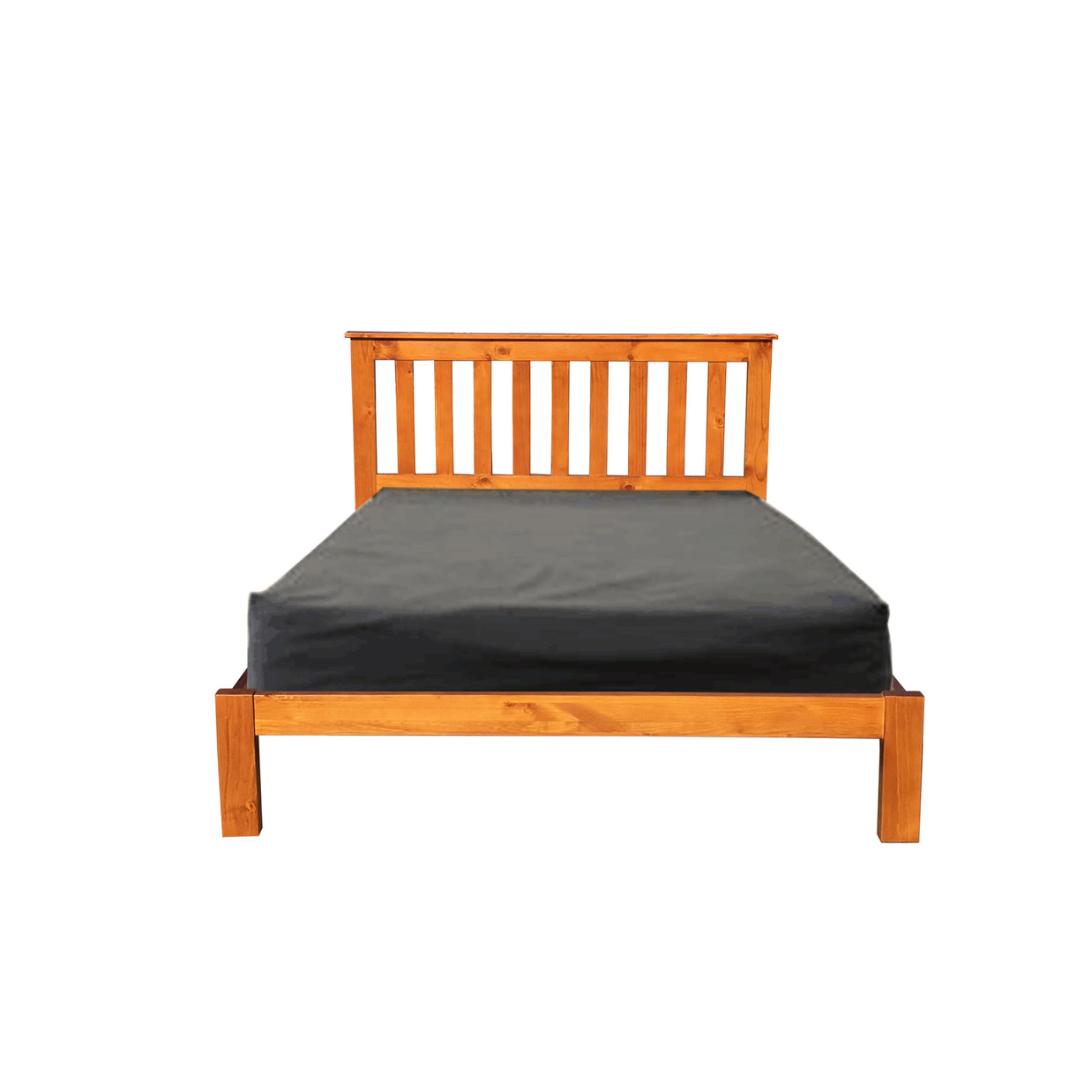 Classic Bed Frame – Warm Honey