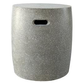 Georgia Stool Round - Grey Terrazzo