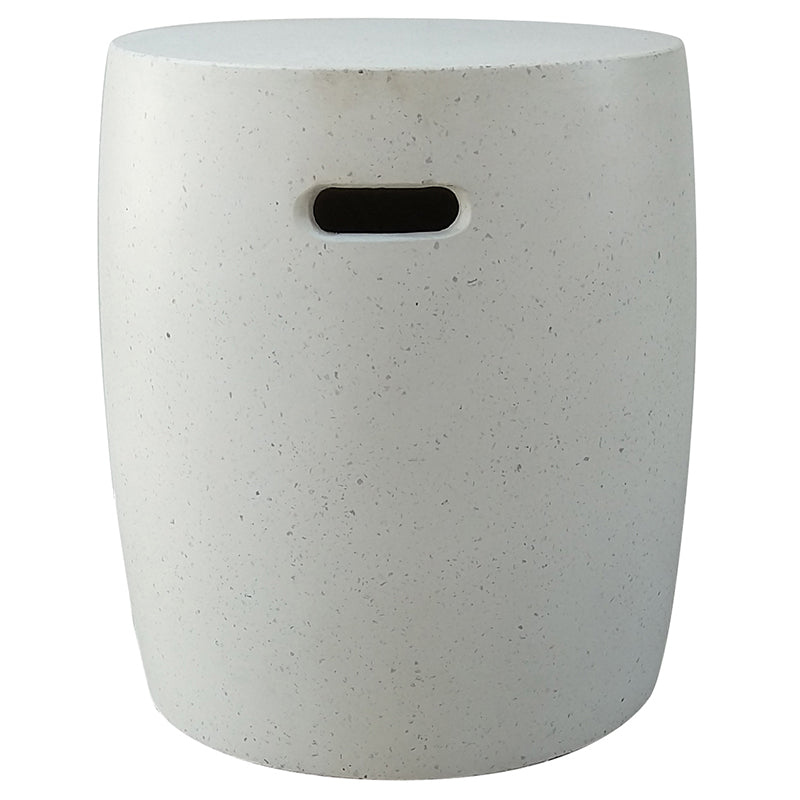 Georgia Stool Round - White Terazzo