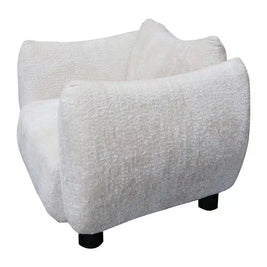 Maui Armchair - Ivory Chenille
