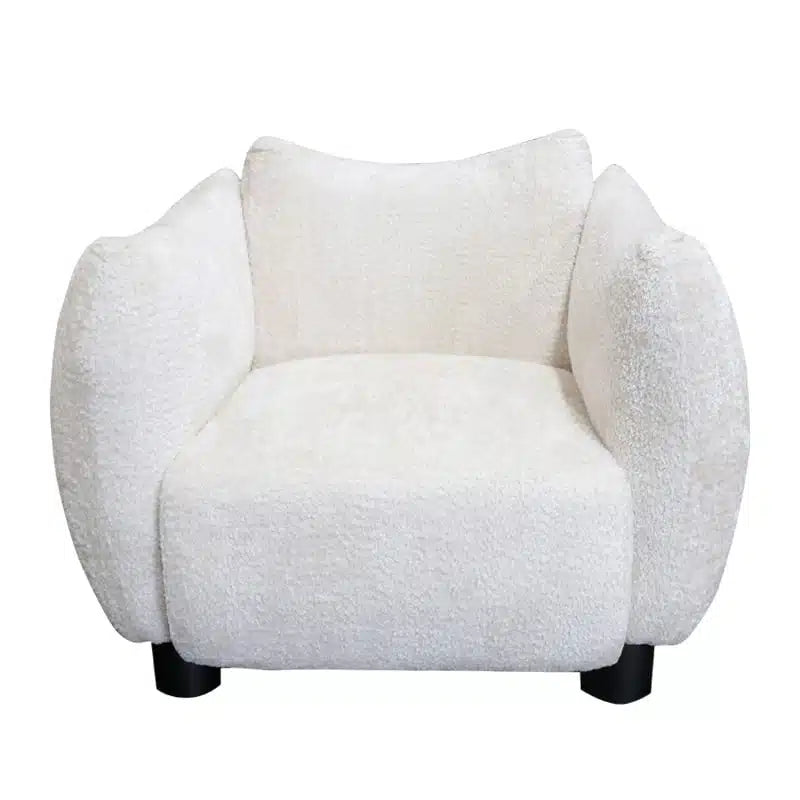 Maui Armchair - Ivory Chenille