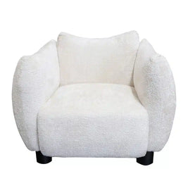 Maui Armchair - Ivory Chenille