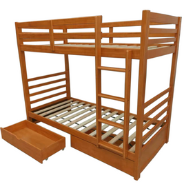 Wooden (S+S) Warm Honey with 2 Bottom Drws