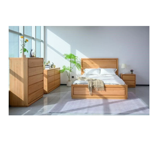 Della Queen Bedframe with Drawers