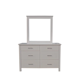 Tina Dresser 6 Drawer with Mirror