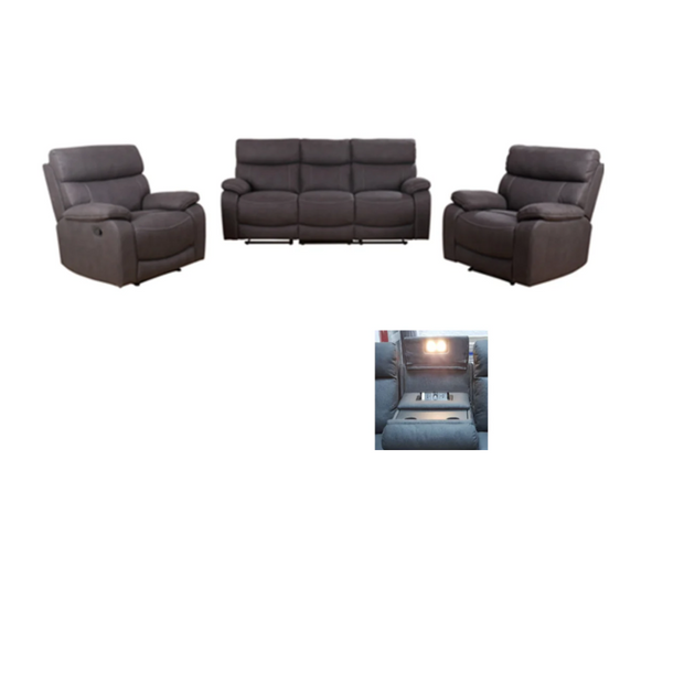 Atlanta 3 Piece Reclining Sofa