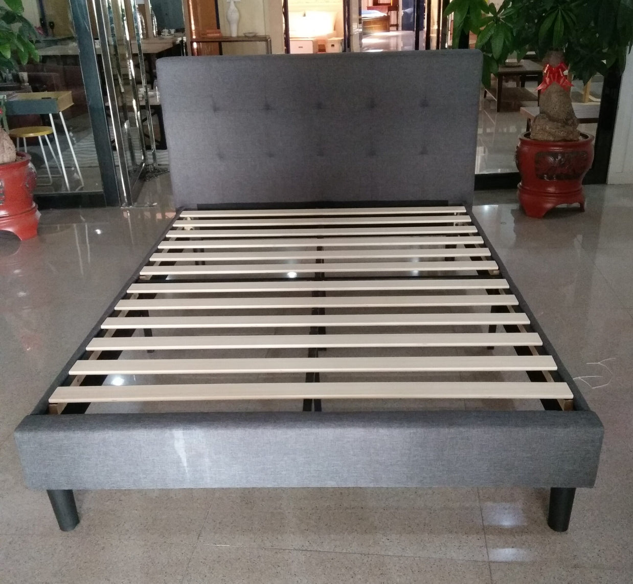 Shirley Fabric Basic Bedframe