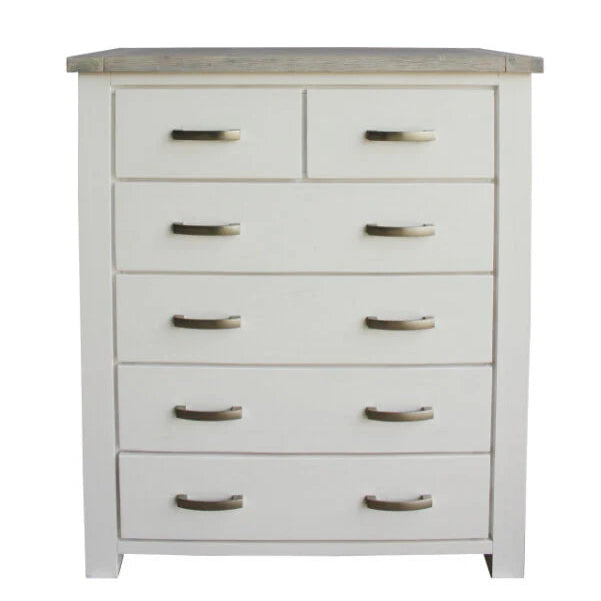 Acacia 6 Drawer Tallboy