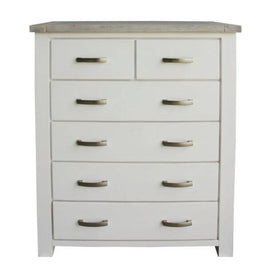 Acacia 6 Drawer Tallboy