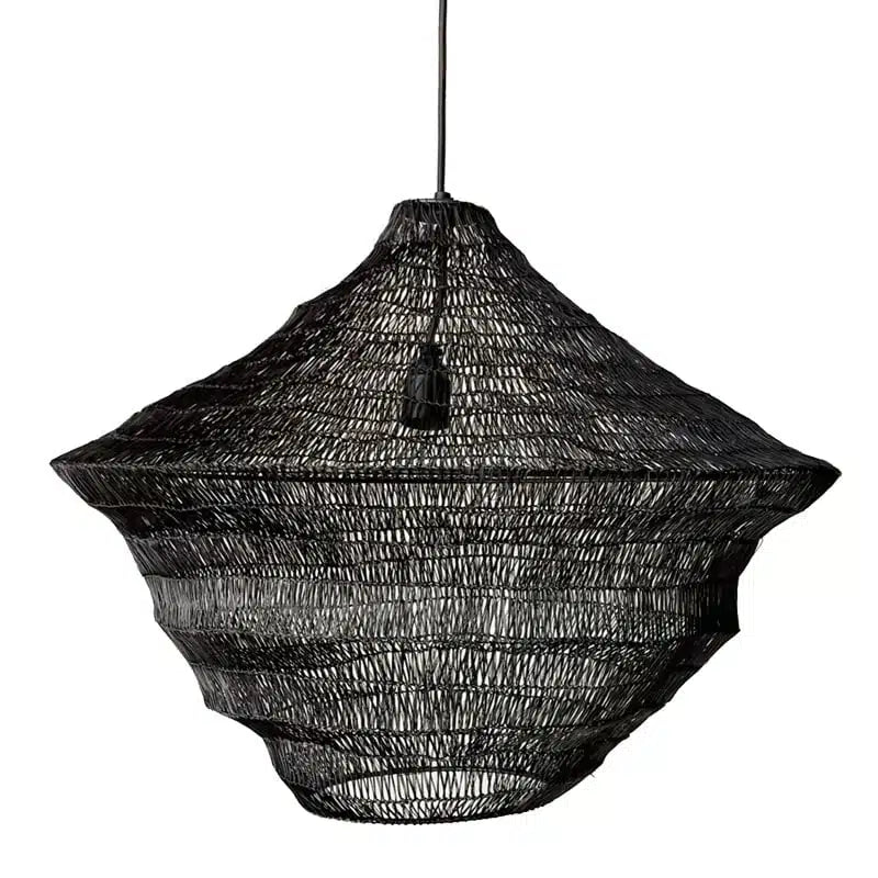 Mesh Tiered Pendant 61cm – Antique Black