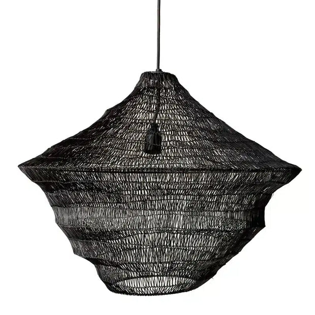 Mesh Tiered Pendant 61cm – Antique Black