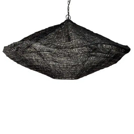 Mesh Cloud Pendant 90cm – Antique Black