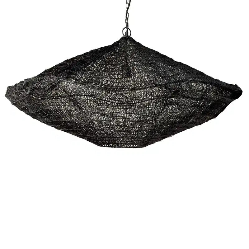 Mesh Cloud Pendant 90cm – Antique Black