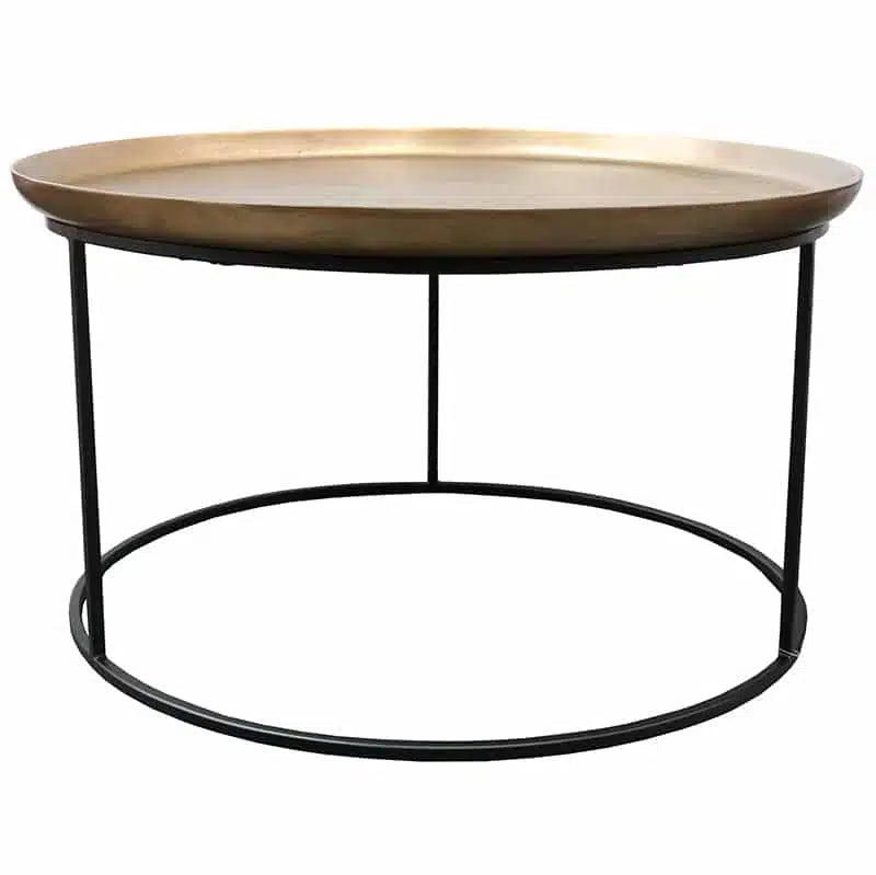 Calypso Coffee Table – Antique Brass