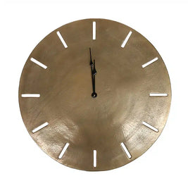 Songo Clock 58cm Antique Brass