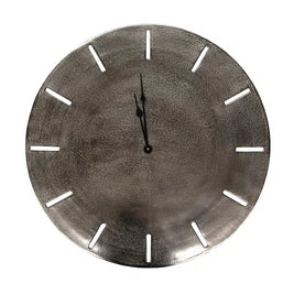 Songo Clock 58cm Nickel