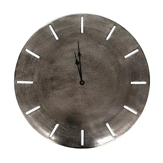 Songo Clock 58cm Nickel