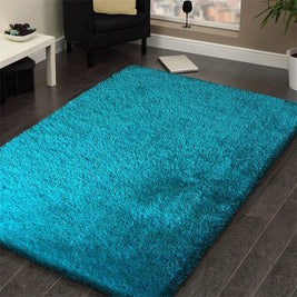 Dream Shaggy Turquoise Colour Turkish Rug Size: 120 x 170cm