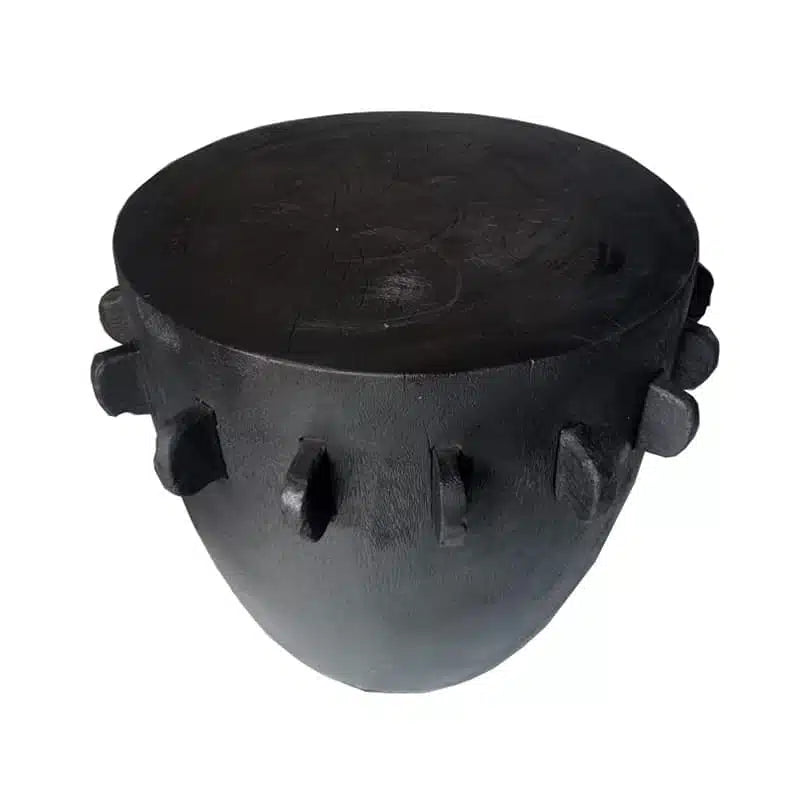 Java Kuping table 50x50cm Black Burnt