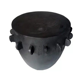 Java Kuping table 50x50cm Black Burnt