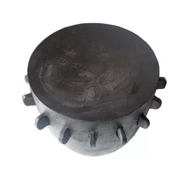 Java Kuping table 50x50cm Black Burnt