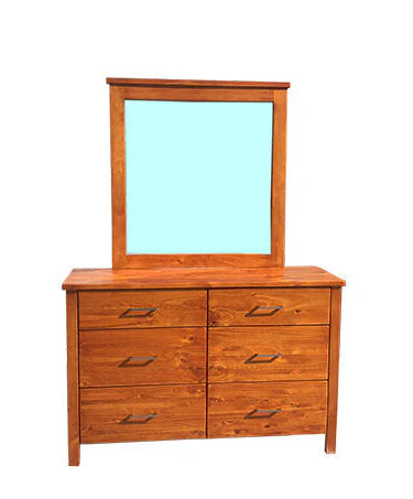 Tina Dresser 6 Drawer with Mirror