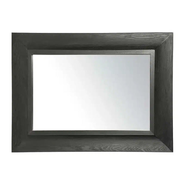 Madrid Wooden Mirror- Black