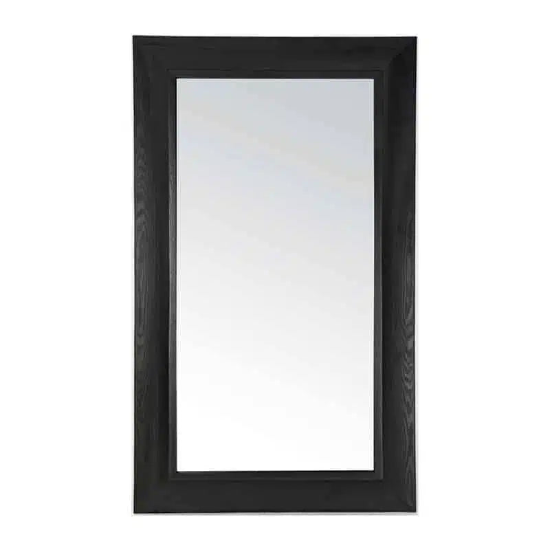 Madrid Wooden Mirror -Black