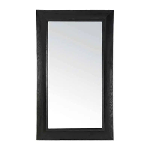 Madrid Wooden Mirror -Black