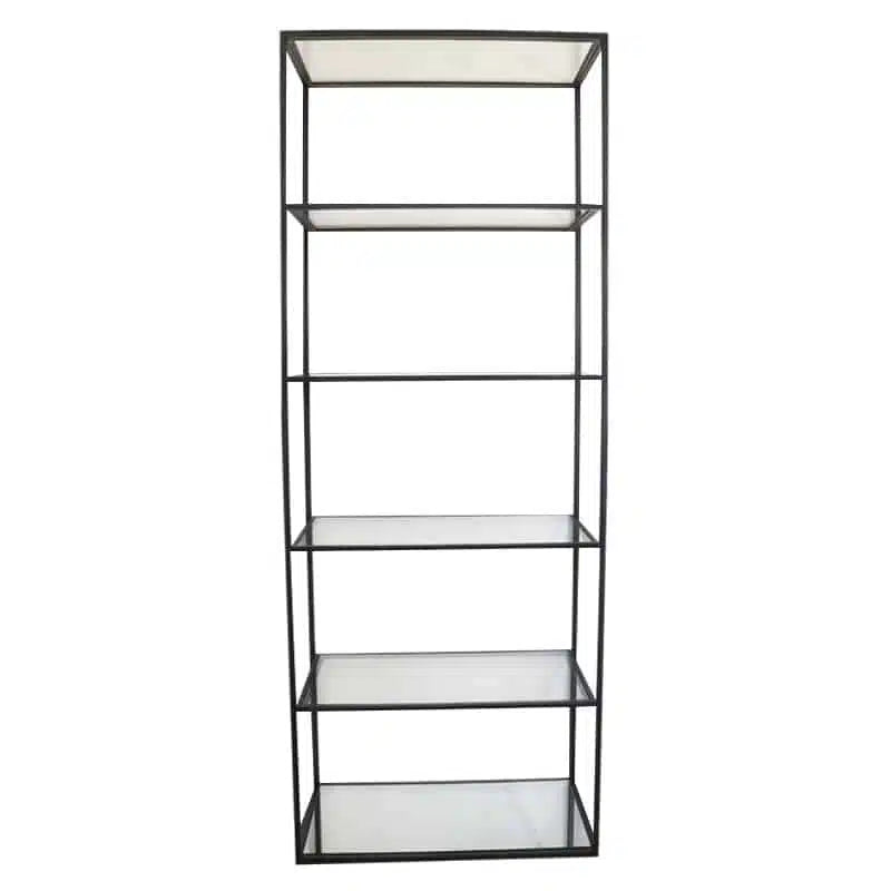 Vigo Metal Bookcase Black