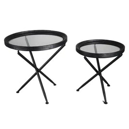 Barcelona Side Table set/2 Black