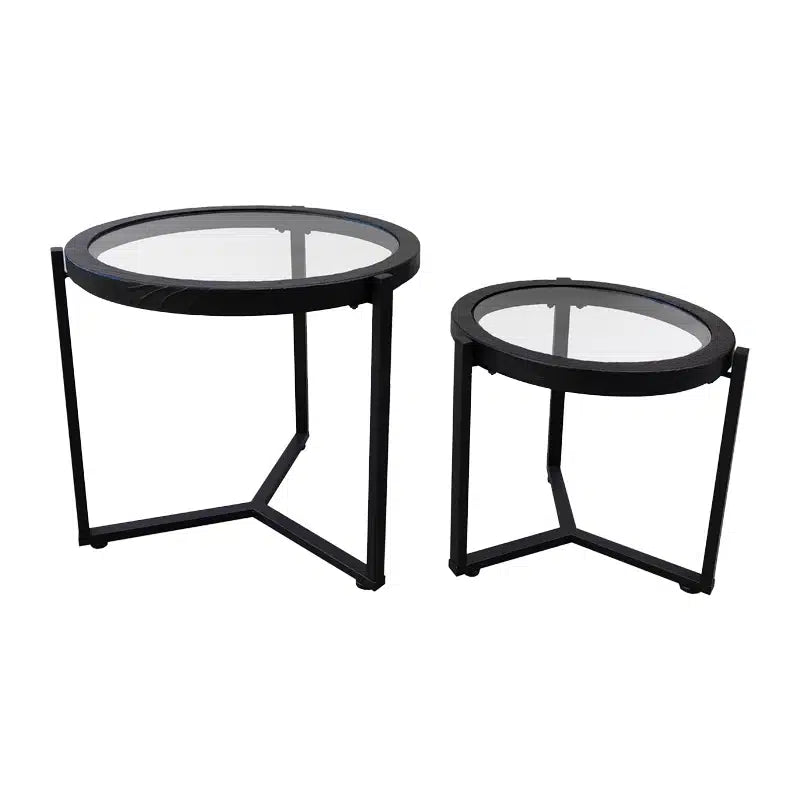 Vigo Side Table set/2 Black.
