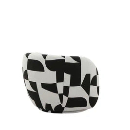 Idaho Occasional Swivel Chair - Black/White