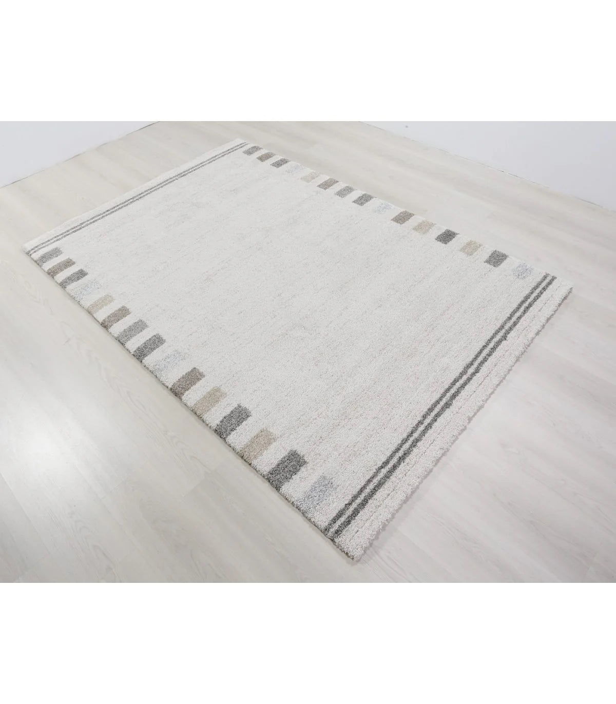 Border Design Mehari Shaggy Rugs
