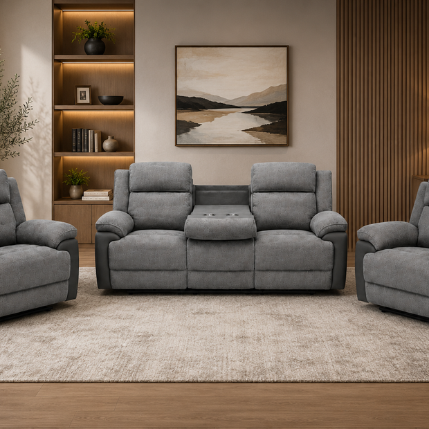 McKenzie Electric Recliner Lounge Suite