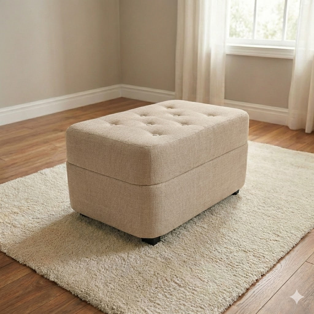 NZ Made Crown Ottoman