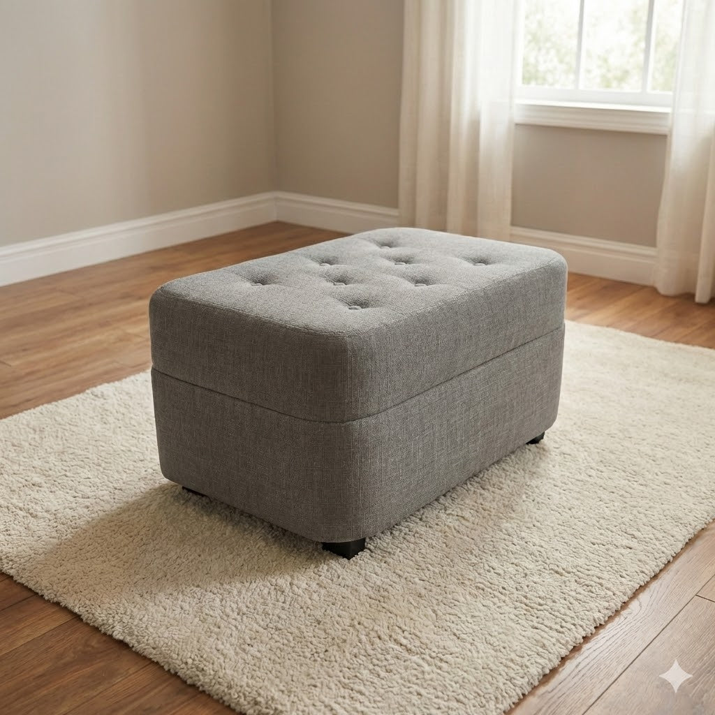 NZ Made Crown Ottoman
