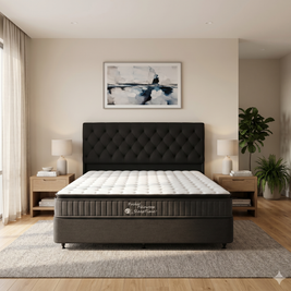 SleepTime Pocket Pillowtop Mattress + NZ Made Eco Bed Base
