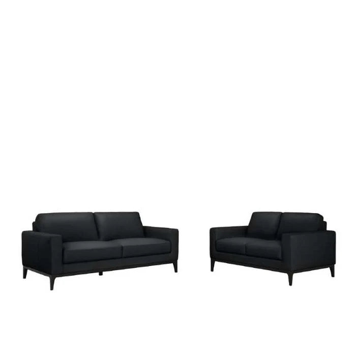 Elise 3 + 2 Seater suite - Full-grain corrected leather