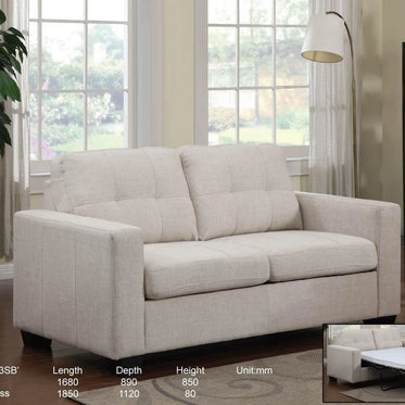 Rose 2 Seat Sofabed - Beige